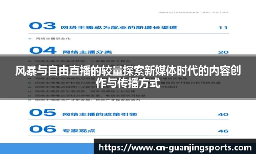 风暴与自由直播的较量探索新媒体时代的内容创作与传播方式